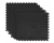 5x Podłoga Do Garażu Modułowa Płyta Garażowa PC 50x50x0,6cm Czarna