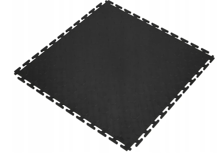 5x Podłoga Do Garażu Modułowa Płyta Garażowa PC 50x50x0,6cm Czarna