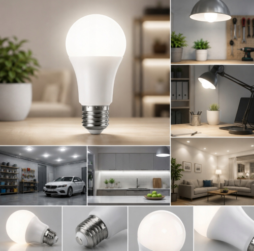 6x Żarówka LED E27 15W = 150W 1200lm CCD BIAŁA Kulka NEUTRALNA 4500K