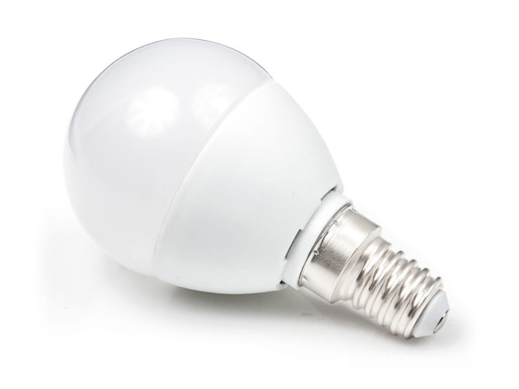 Żarówka LED E14 - G45 - 10W - biała neutralna