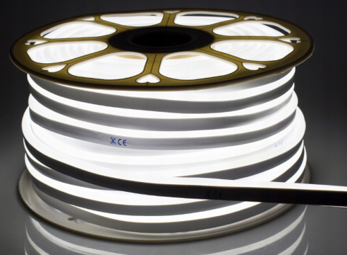Taśma LED NEON - 230V - 1m - 8W/m - IP65 - biała neutralna